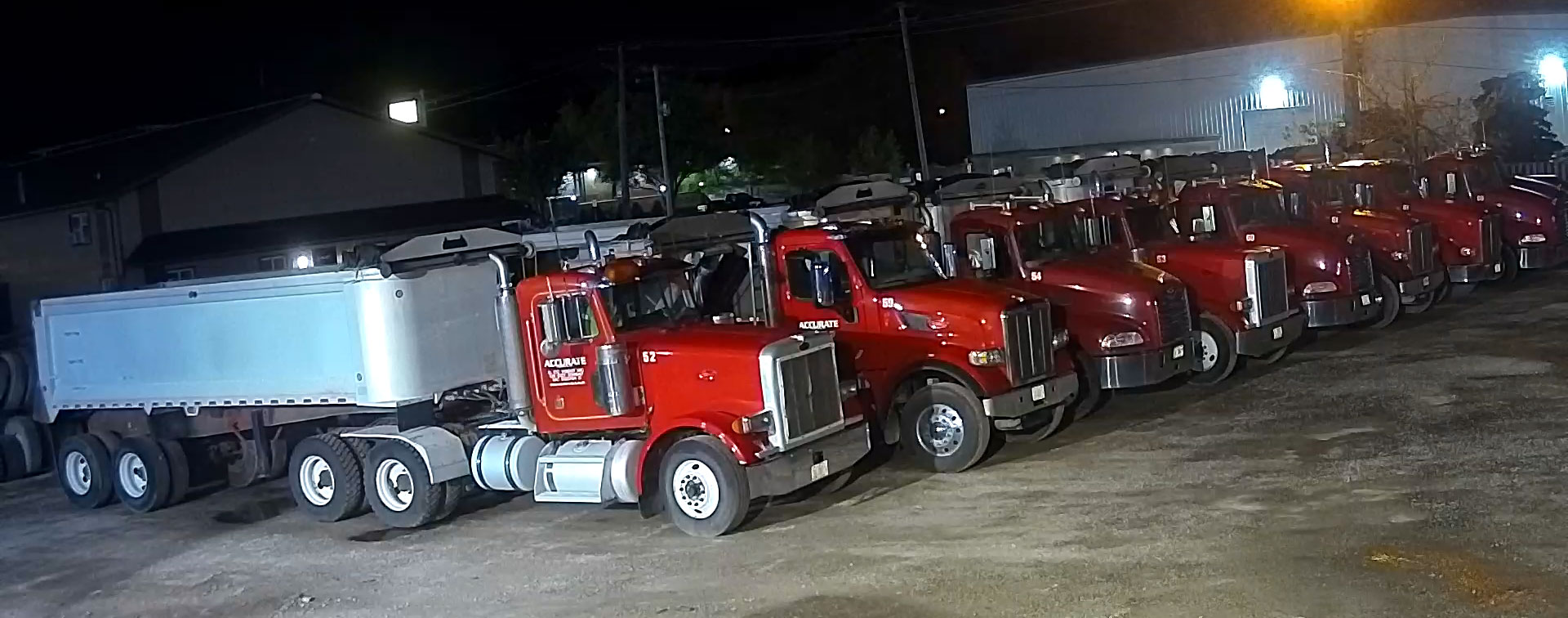 Accurate Logistics Truck Fleet